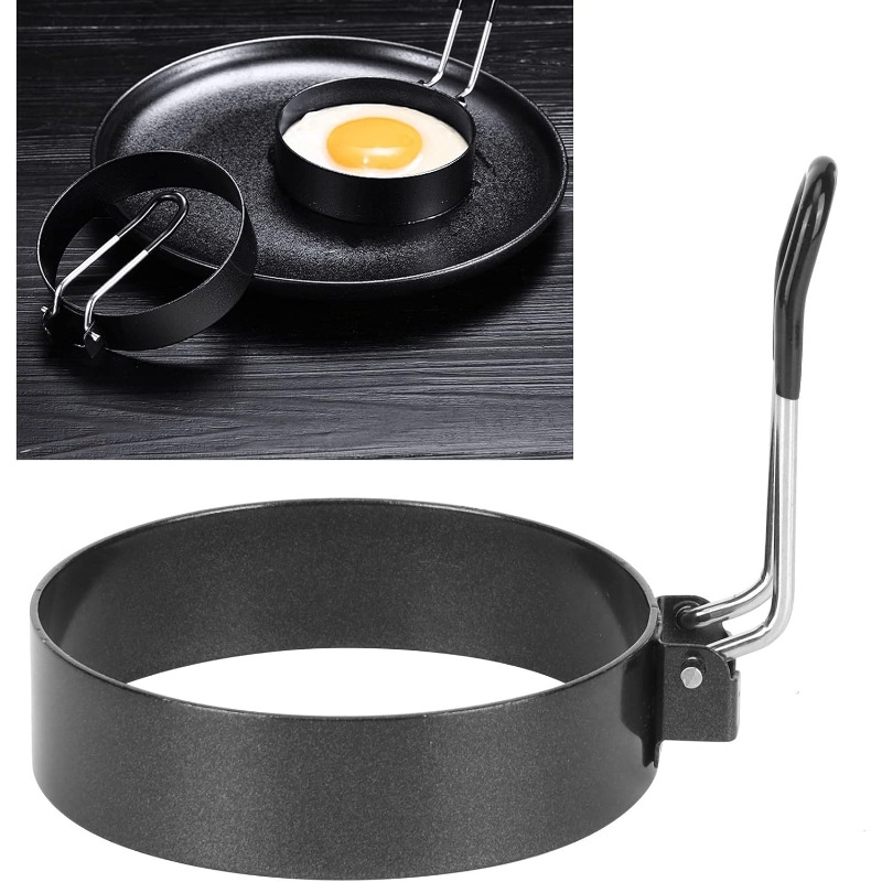 Mini Pancake Griddle - Yumurta Halkası Kalıp Paslanmaz Çelik Yapışmaz