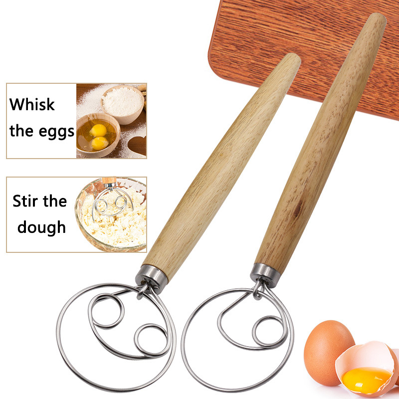 Danish Pancake Pan - Mutfak Ekmek Kesici, Danimarka Hamur Çırpıcısı,