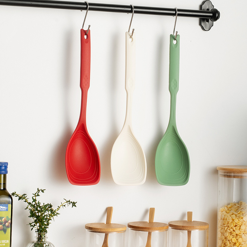 Okonomiyaki Spatula - İkisi Bir Arada Silikon Spatula ve