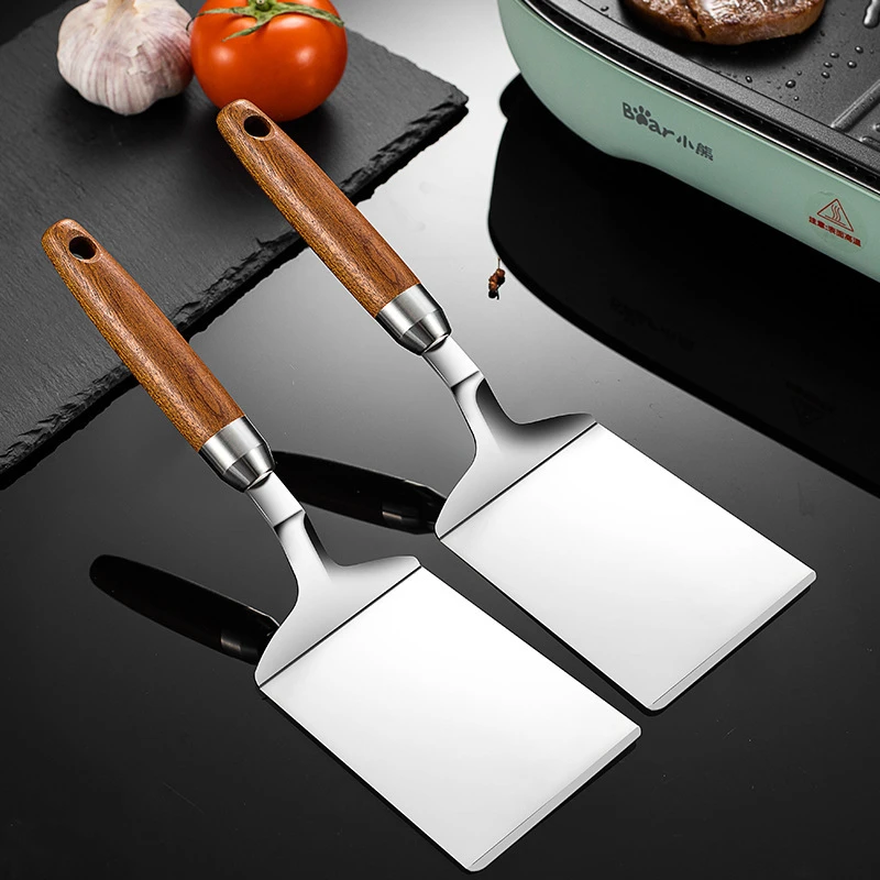 Paslanmaz Çelik Kare Kafa Bift - Okonomiyaki Spatula incelemesi ve fiyatı
