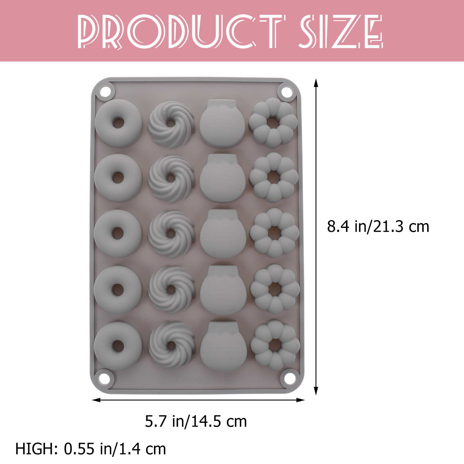 Mini Çikolatalı Donut Kalıbı,  - Donut Mold Silicone incelemesi ve fiyatı